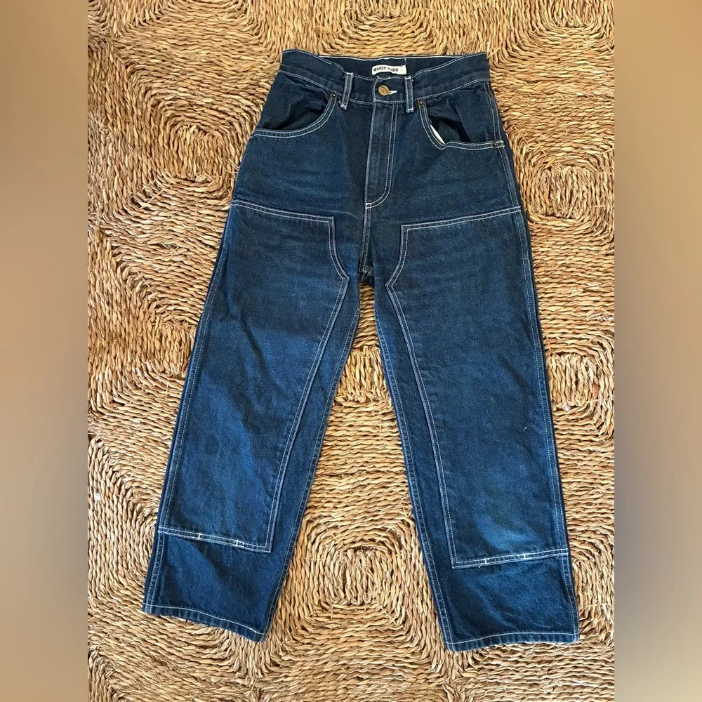 Rudy Jude adult utility jeans custom inseam classic indigo - Picture 1 of 7
